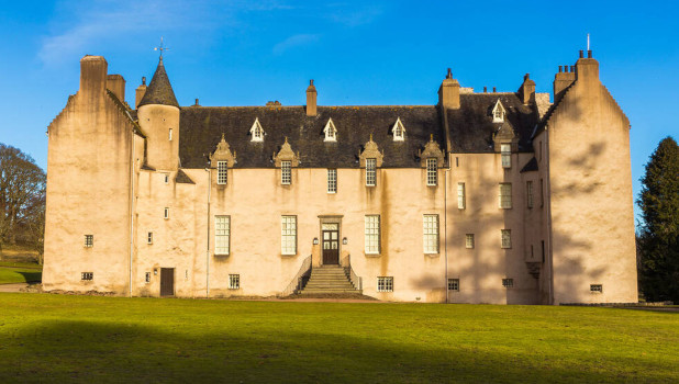 Drum Castle during a sunny day