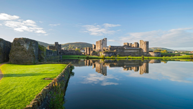 Caerphilly Castle Detail