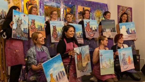 Sip And Paint Experience Popup Painting ADD 3