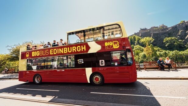 Edinburgh Hop On, Hop Off, Open Top Bus Tour Big Bus Tours Detail