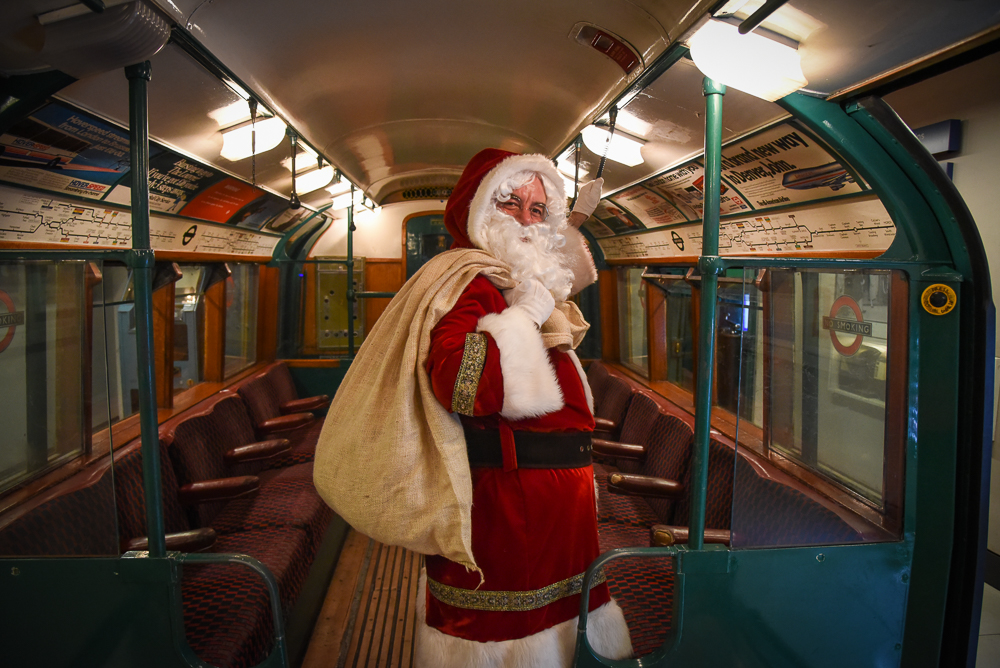 Santa At London Transport Museum In Covent Garden © London Transport Museum