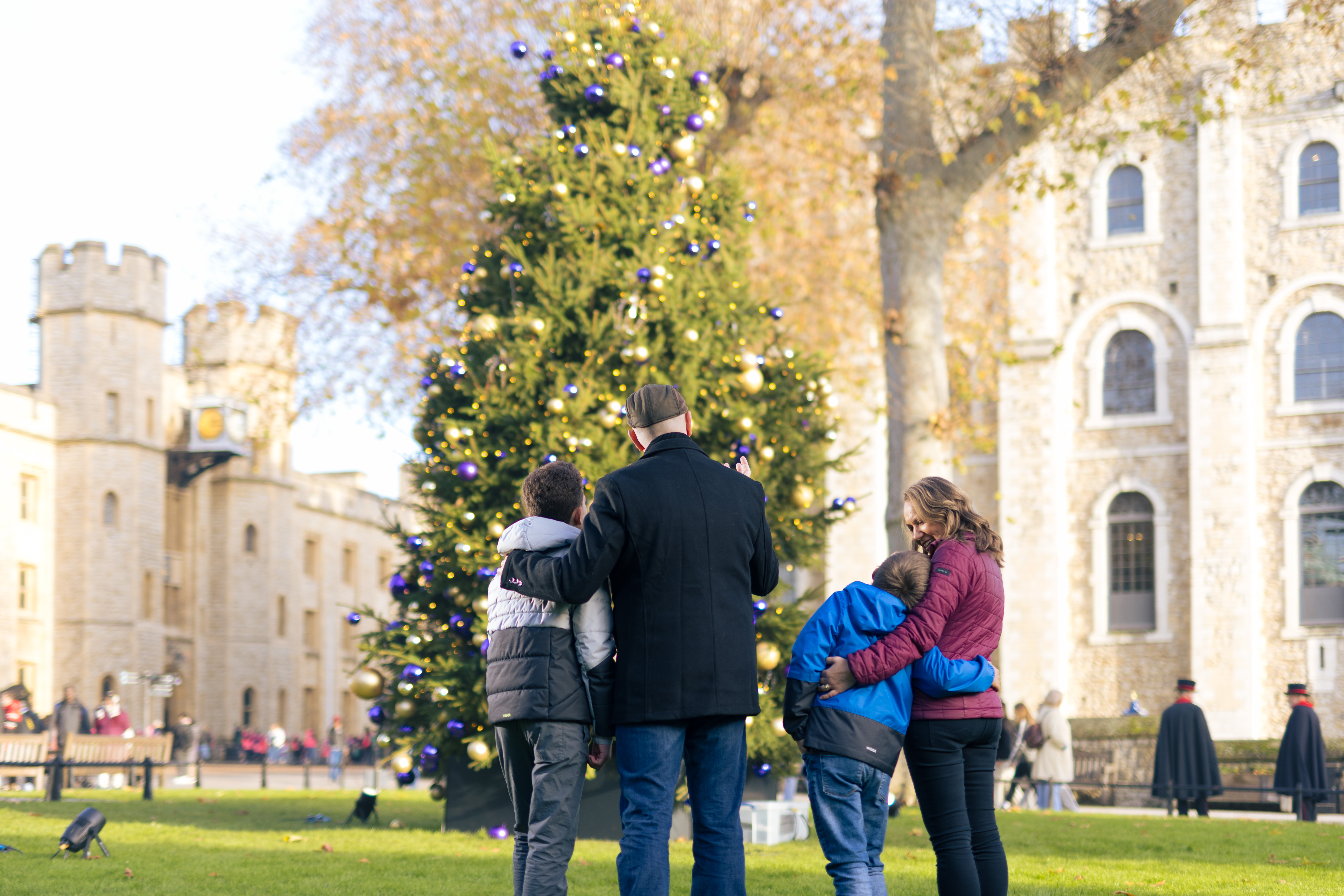 Christmas Tree At The Tower Of London
