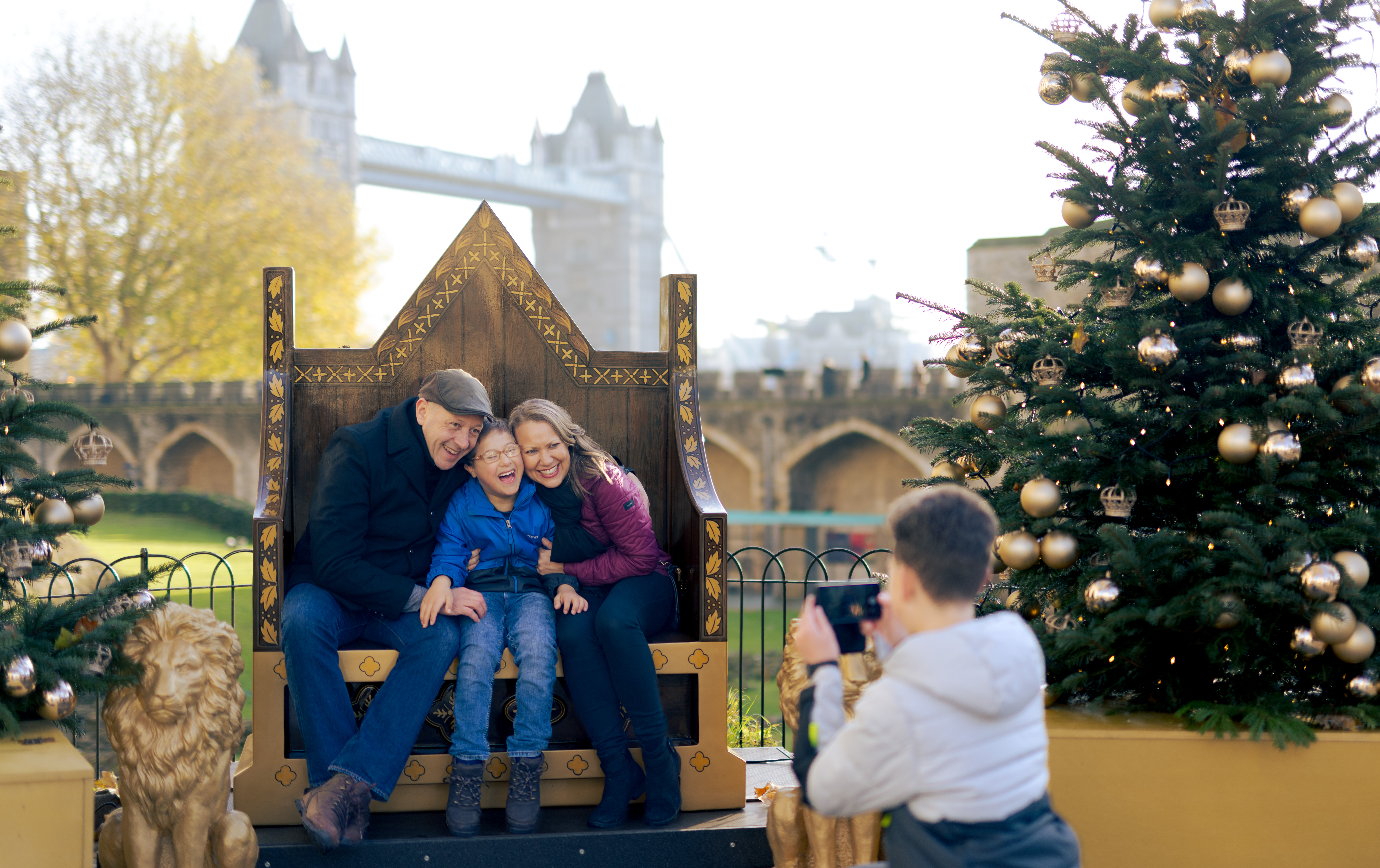 Christmas Photo Op Tower Of London